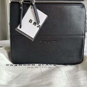 Brandon Blackwood Portmore Leather Backpack Purse